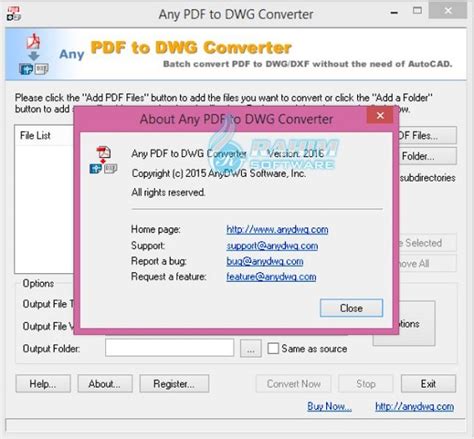 Any DWG DXF Converter